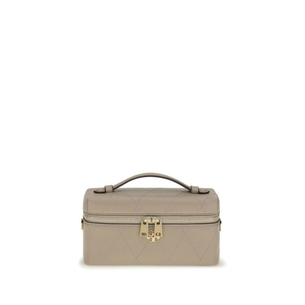 Tory Burch Gray Calf Leather Bos Taurus Women's Wallet